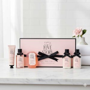 Kimirica Love Story Luxury Bath and Body Care Gift Set Box